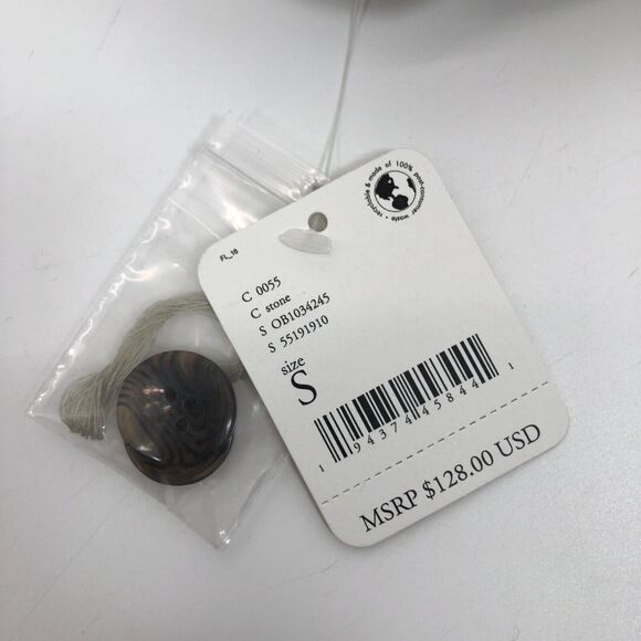 NEW Free People Ruby Jacket Shacket Shirt Jacket Sz S Stone Distressed Ovresized - Picture 10 of 10